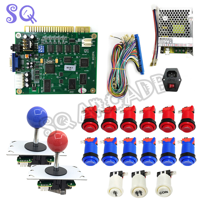 Arcade Button Pcb - Arcade 60-in-1 Multi-Game-PCB-Board Cocktail-Kabinett DIY-Kit Multigame