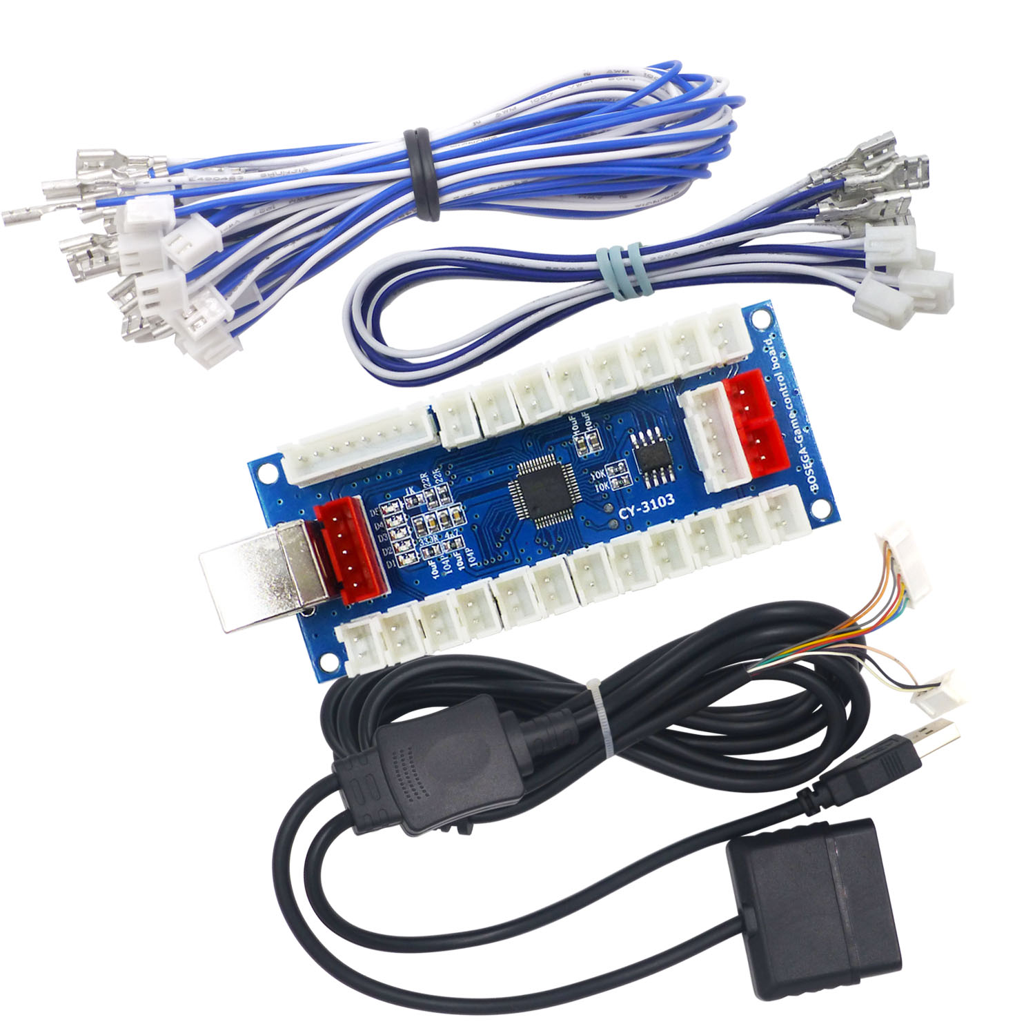 Arcade Button Pcb - SJ@JX Arcade-Controller Zero-Delay-Encoder PCB-Platine Arcade DIY-Kit