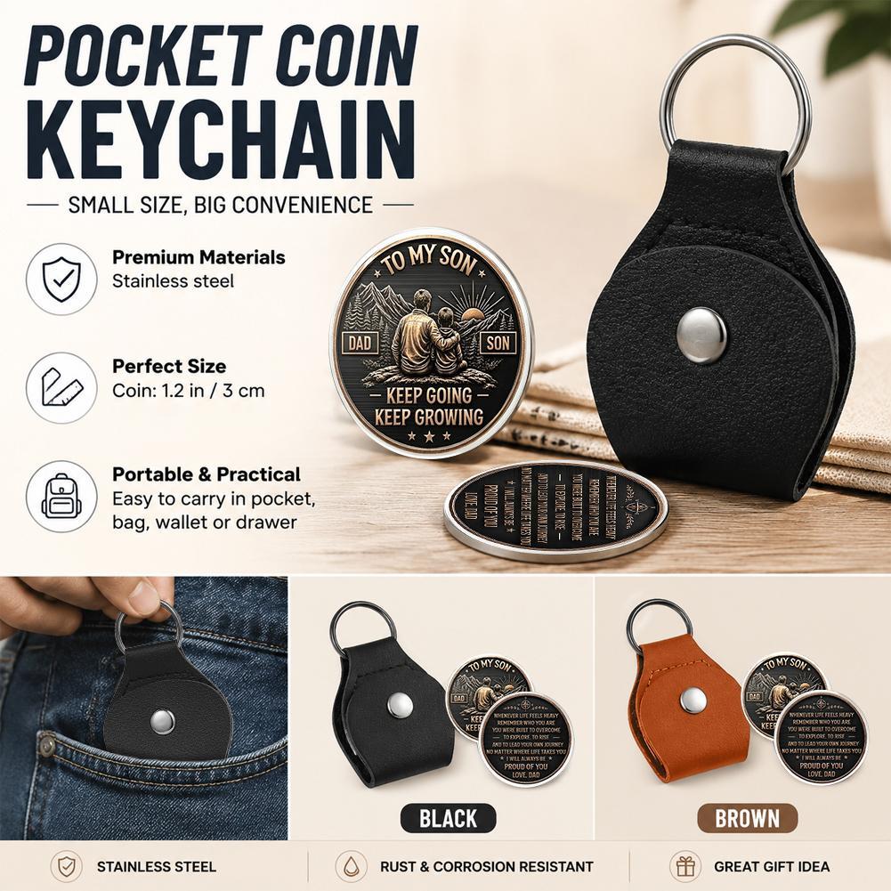 Token Coin Mechanism - Taschen-Hug-Token Geschenke für Sohn, Tochter, Bruder,
