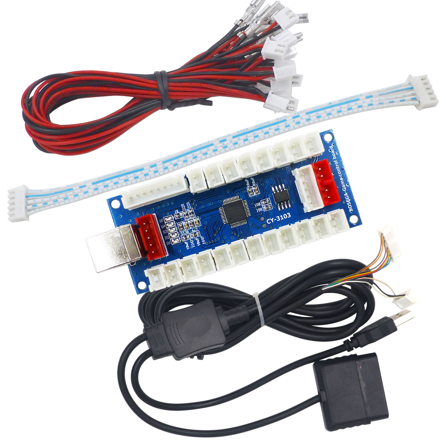 SJ@JX Arcade-Controller Zero-D – Arcade Button Pcb Bewertung und Preis