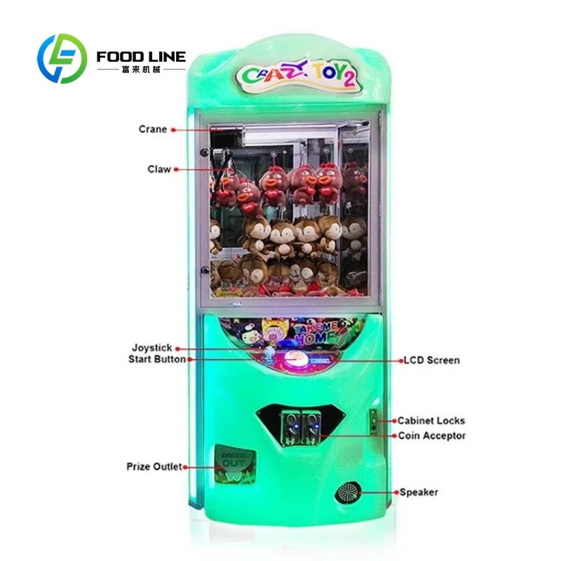 Maßgefertigte Münzbetriebene A – Arcade Toy Vending Machine Bewertung und Preis