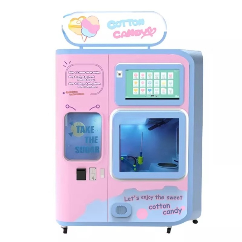 Vollautomatischer Zuckerwatte- – Commercial Vending Machine Bewertung und Preis