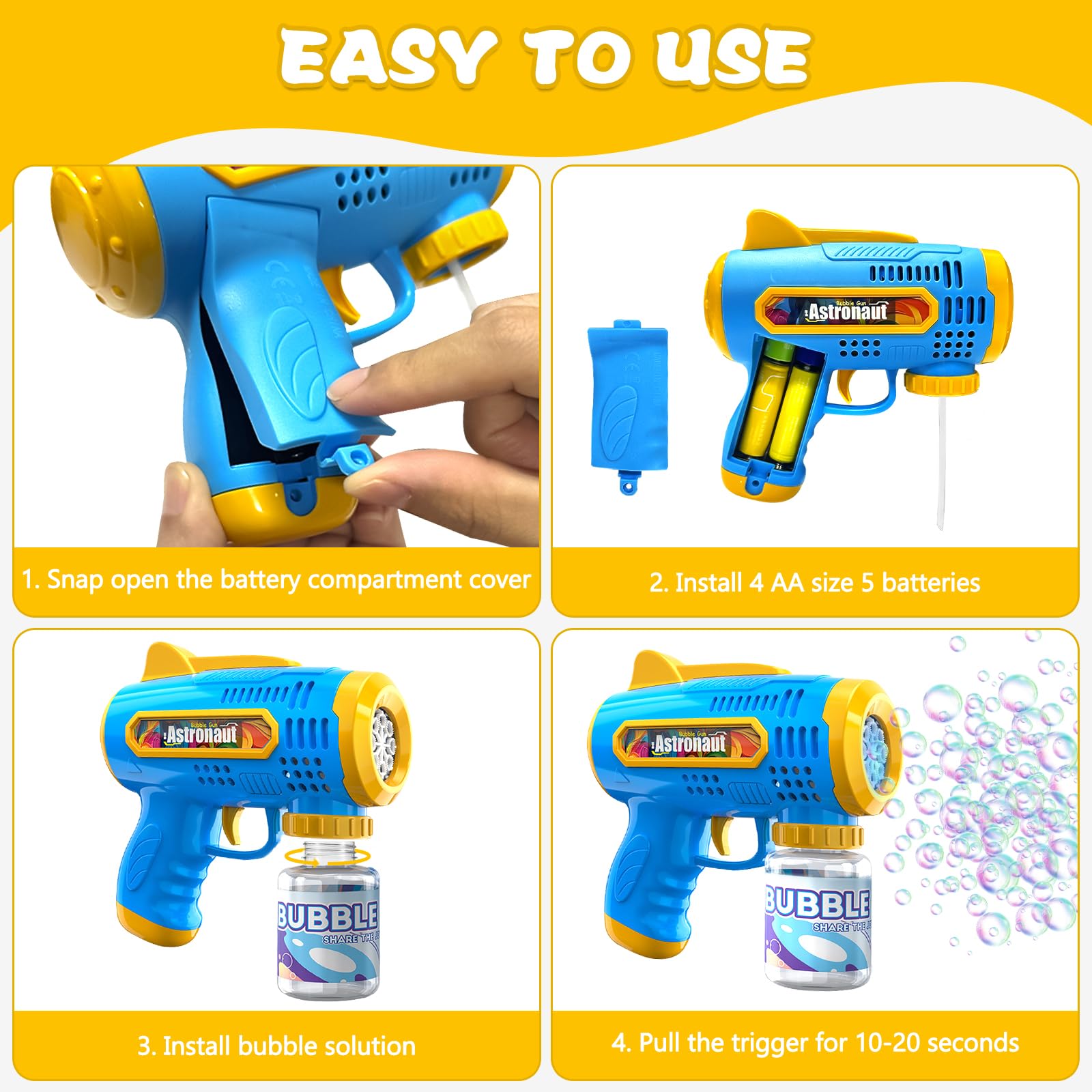 Seifenblasenpistole, Automatis – Bubble Gum Machine Bewertung und Preis