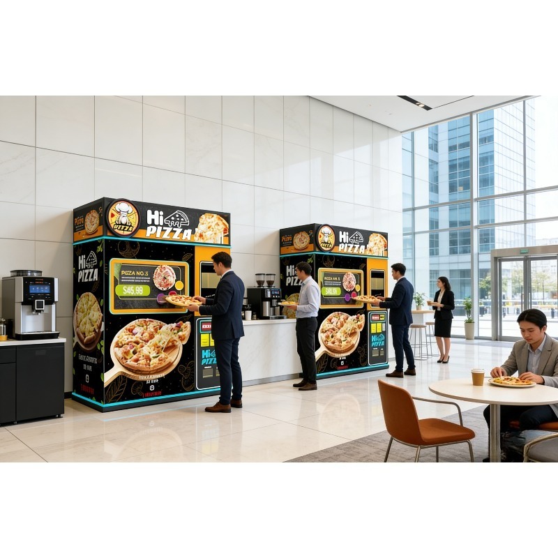 Automatischer Pizza-Verkaufsau – Commercial Vending Machine Bewertung und Preis