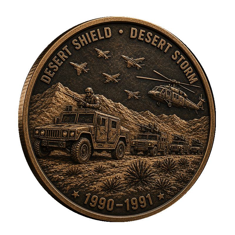 Desert Shield Desert Storm Gol – Token Coin Mechanism Bewertung und Preis